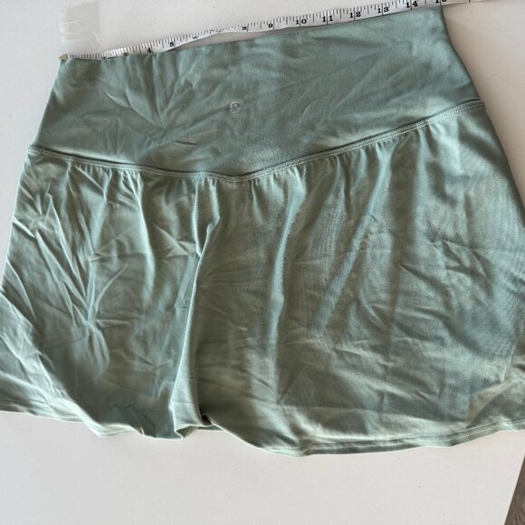 lululemon lululemon Align™ High-Rise Skirt Grey Eucalyptus Size 12 - Picture 3 of 5
